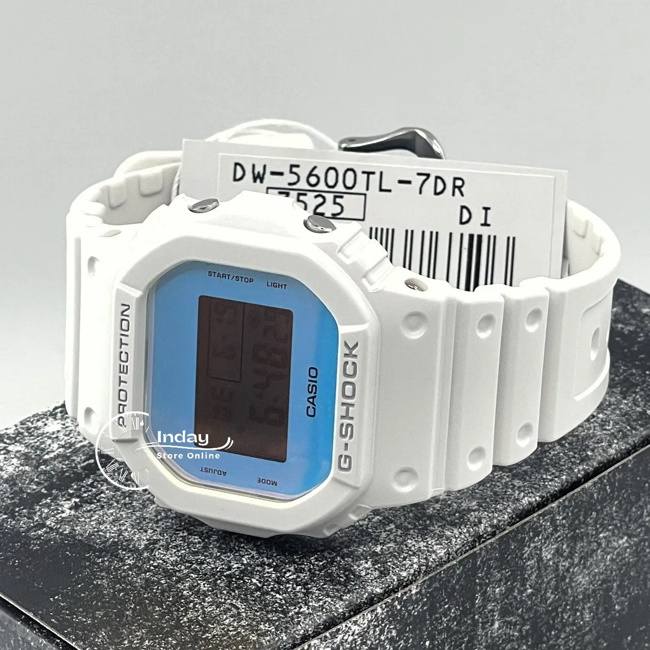 Casio G-Shock Men's Watch DW-5600TL-7 Resin Band Mineral Glass Shock Resistant