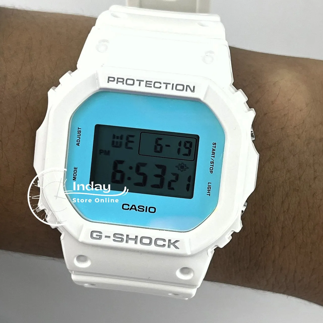 Casio G-Shock Men's Watch DW-5600TL-7 Resin Band Mineral Glass Shock Resistant