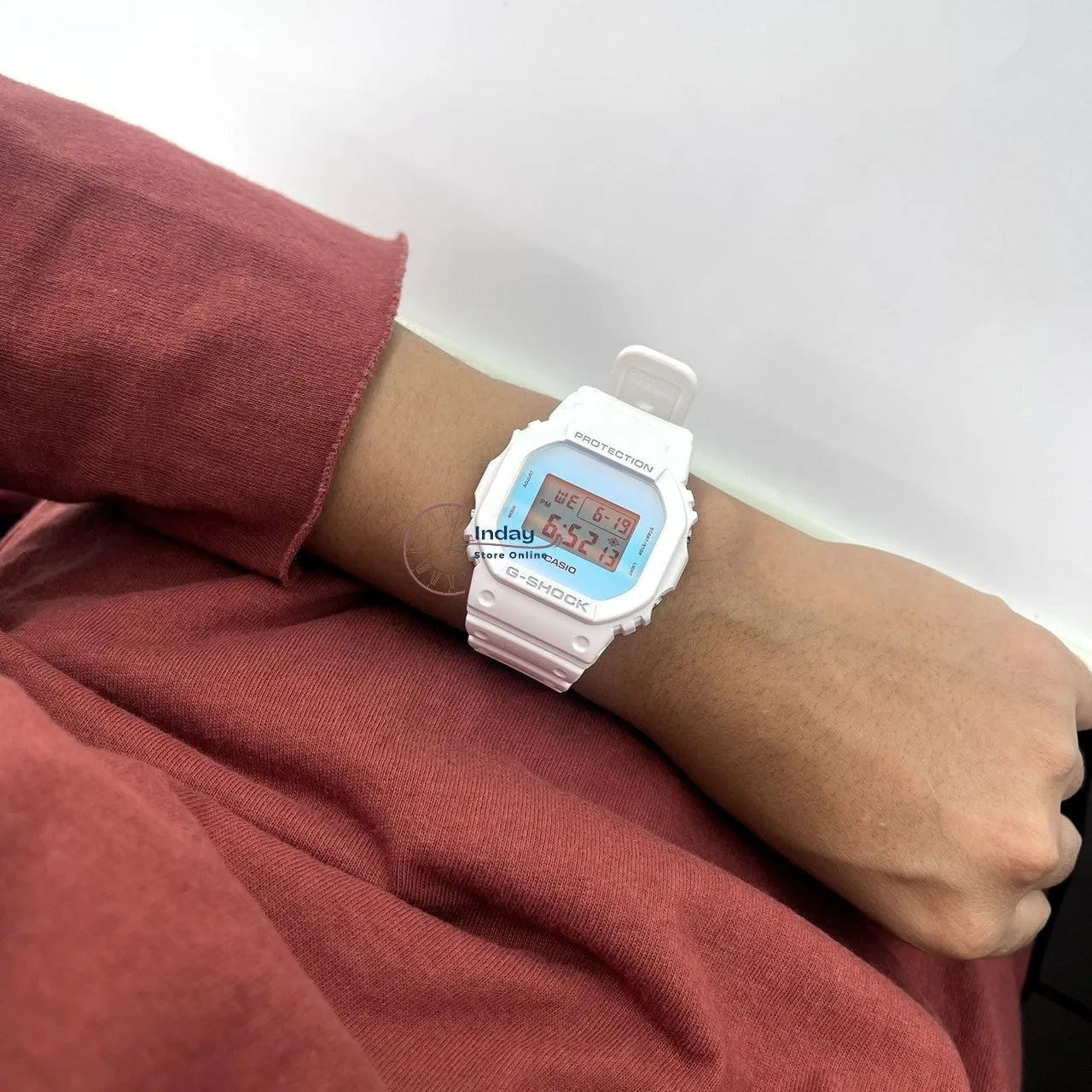 Casio G-Shock Men's Watch DW-5600TL-7 Resin Band Mineral Glass Shock Resistant