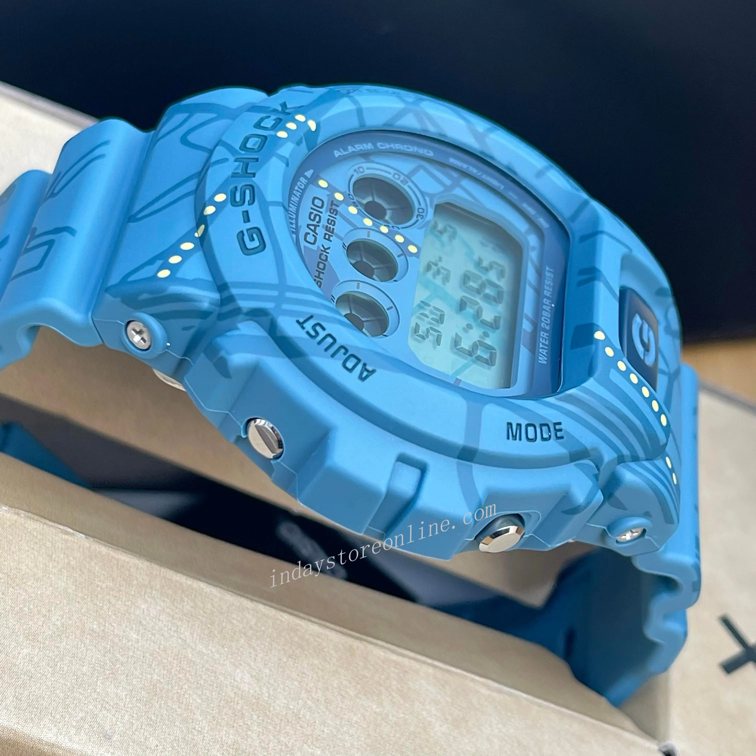 Casio G-Shock Men's Watch DW-6900SBY-2 Digital 6900 Series Treasure Hunt Watches Third-Eye Design