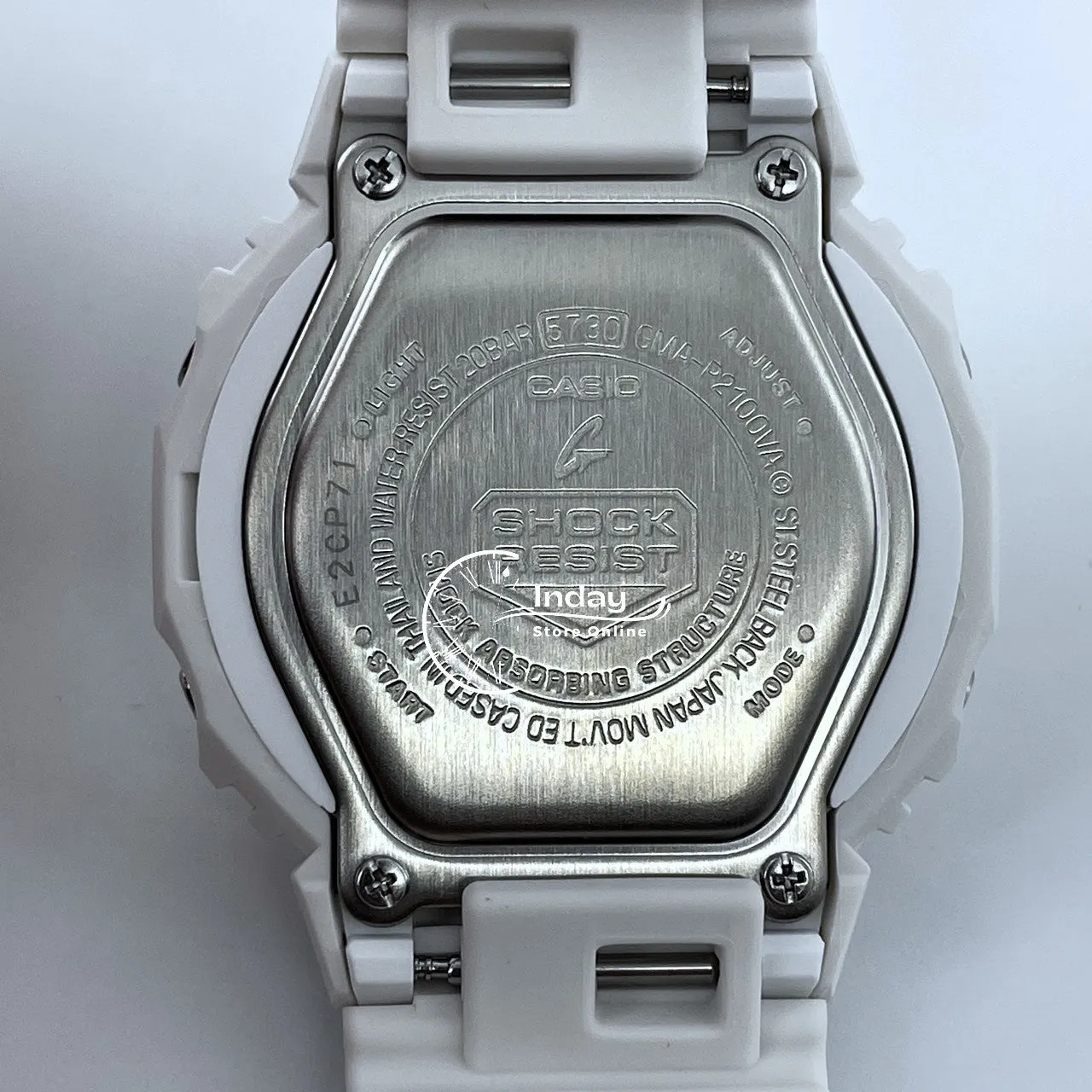 Casio G-Shock Women's Watch GMA-P2100VA-7A Resin Band Mineral Glass Shock Resistant