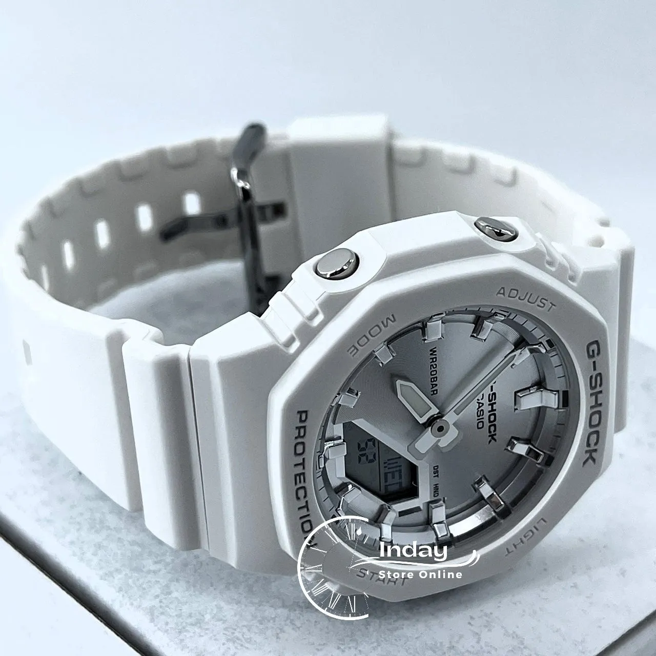Casio G-Shock Women's Watch GMA-P2100VA-7A Resin Band Mineral Glass Shock Resistant