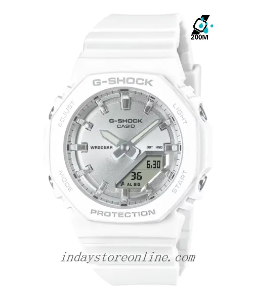 Casio G-Shock Women's Watch GMA-P2100VA-7A Resin Band Mineral Glass Shock Resistant