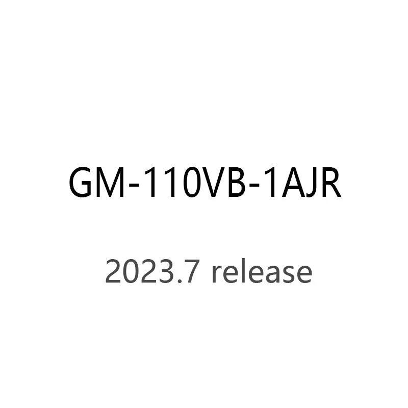 CASIO gshock GM-110VB-1AJR GM-110VB-1A world time 20 ATM watch 2023.07released