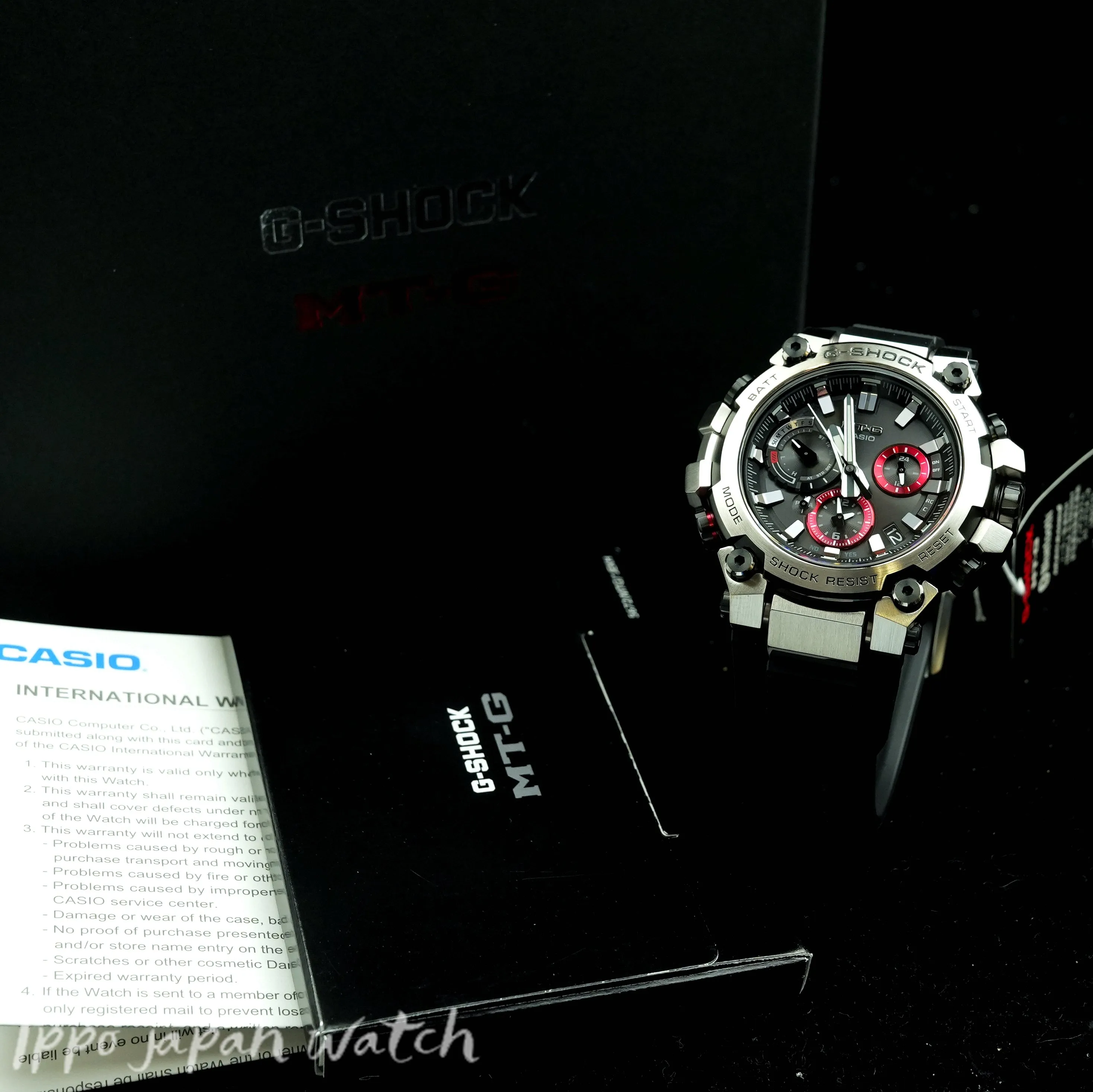 CASIO gshock MTG-B3000-1AJF MTG-B3000-1A  solar powered 20ATM watch 2023.10 Release