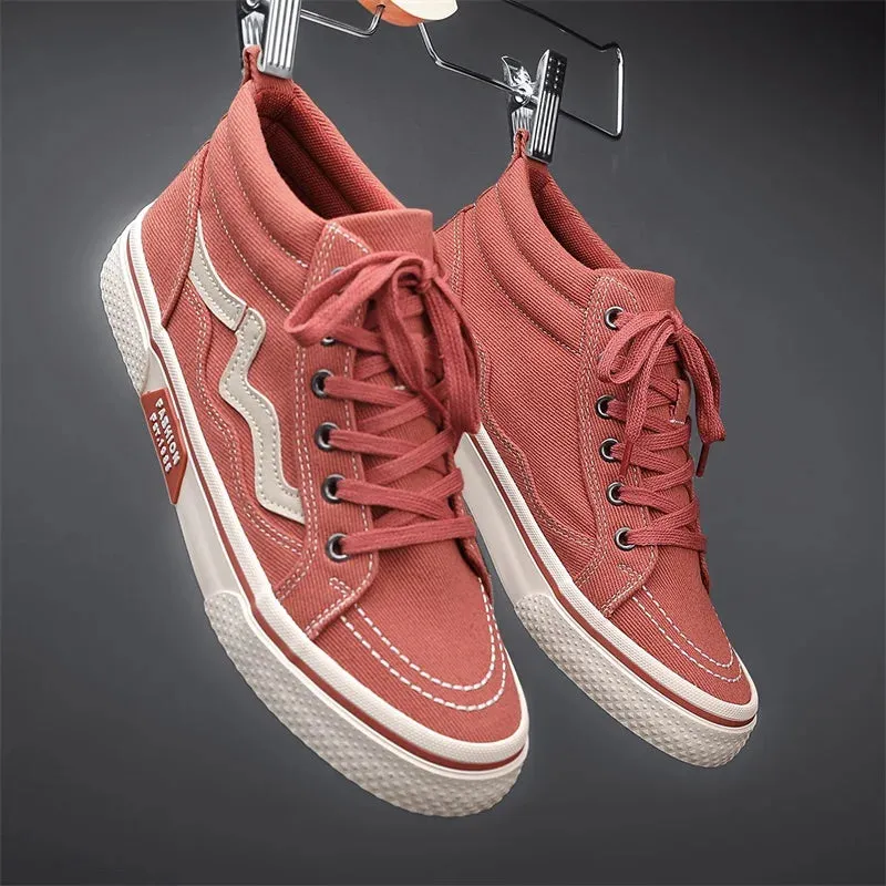 Casual High-Top Canvas Men Sneakers
