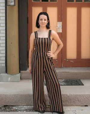 Catch Me if You Can Striped Jumpsuit