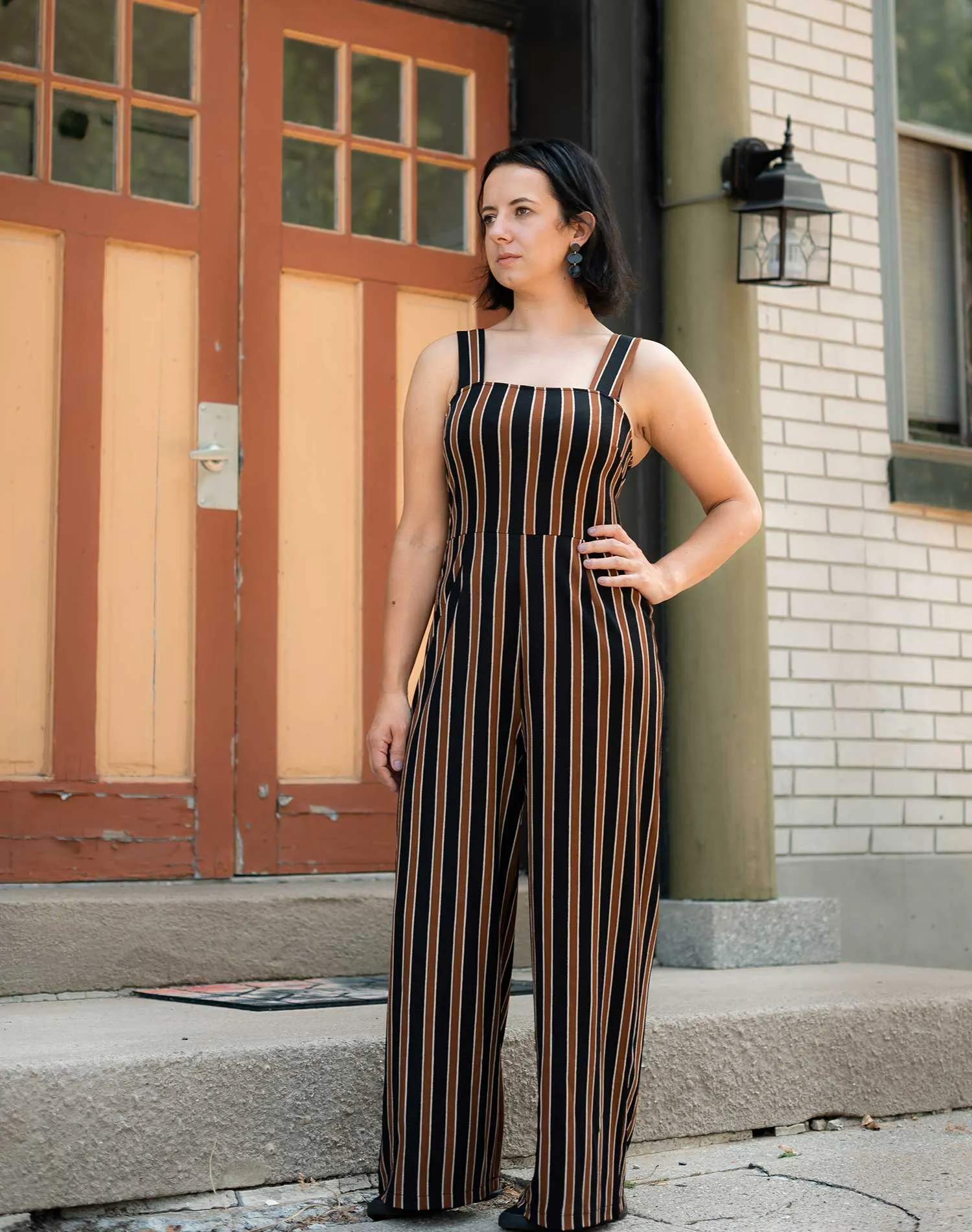 Catch Me if You Can Striped Jumpsuit