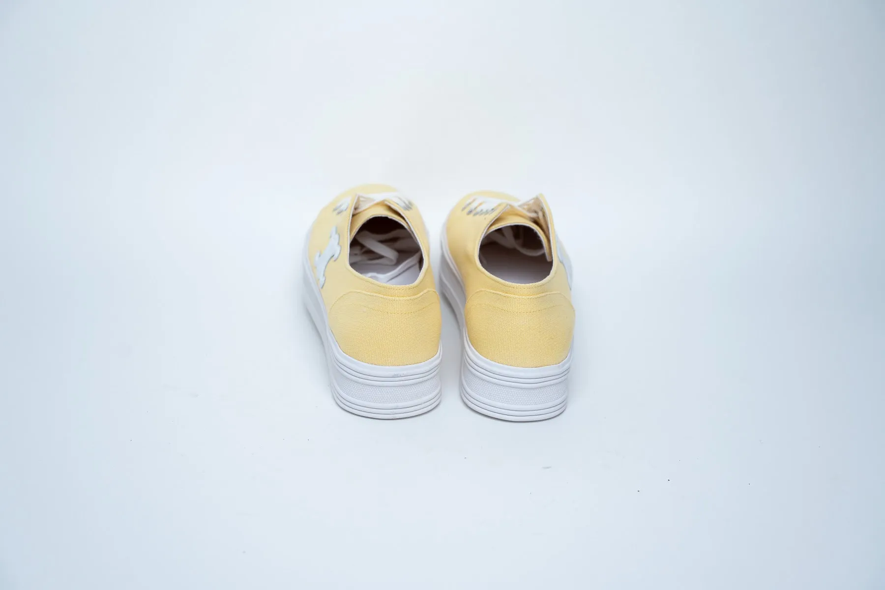Celine Platform Canvas Low-Top Sneakers Size 41