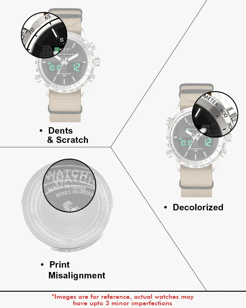 Certified Imperfect Hawk Silver Khaki Nylon