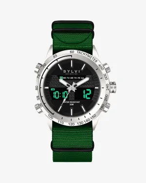 Certified Imperfect Hawk Silver Neon Green Nylon