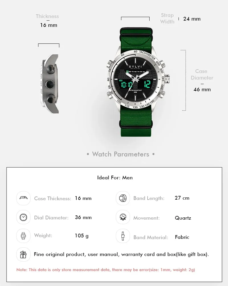Certified Imperfect Hawk Silver Neon Green Nylon
