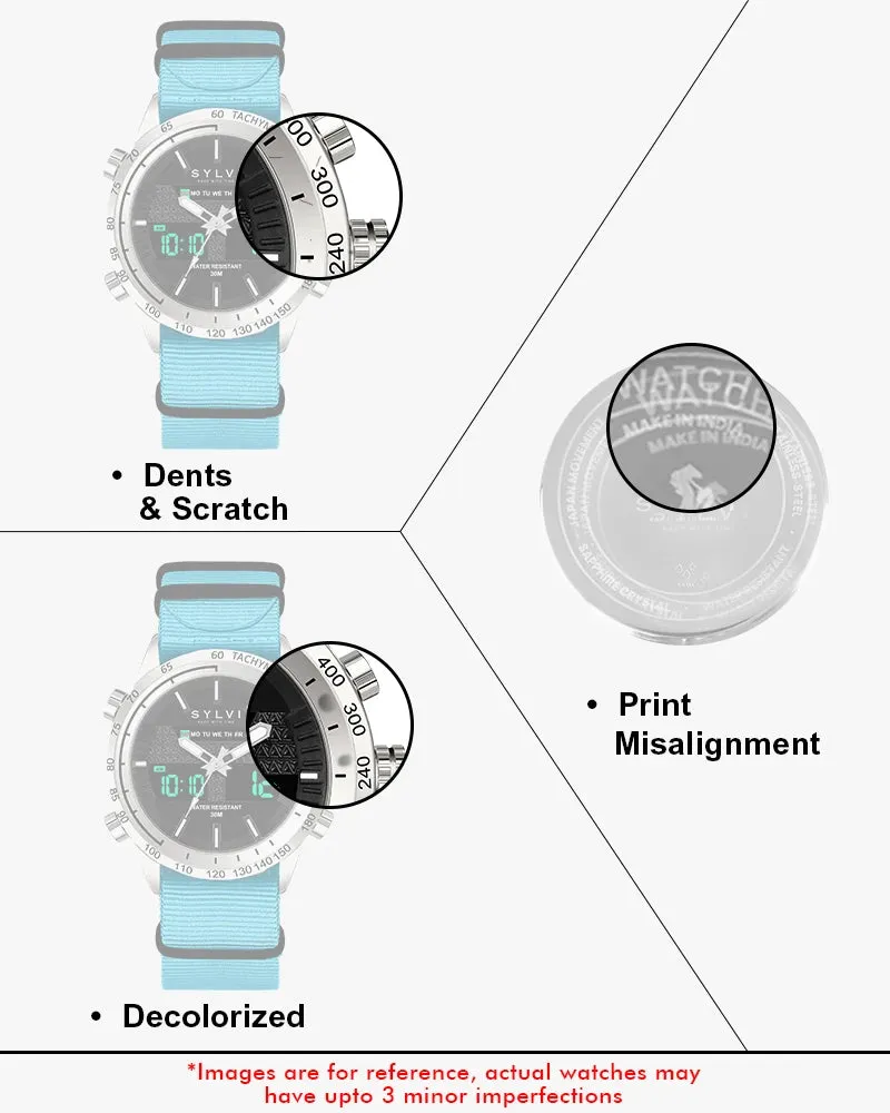 Certified Imperfect Hawk Silver Sky Blue Nylon