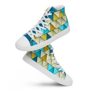 Cerulean Women’s High Top Canvas Sneakers