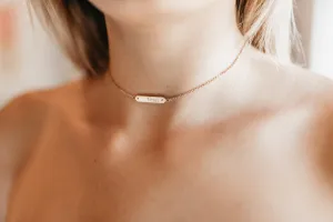 Choker Bar Necklace