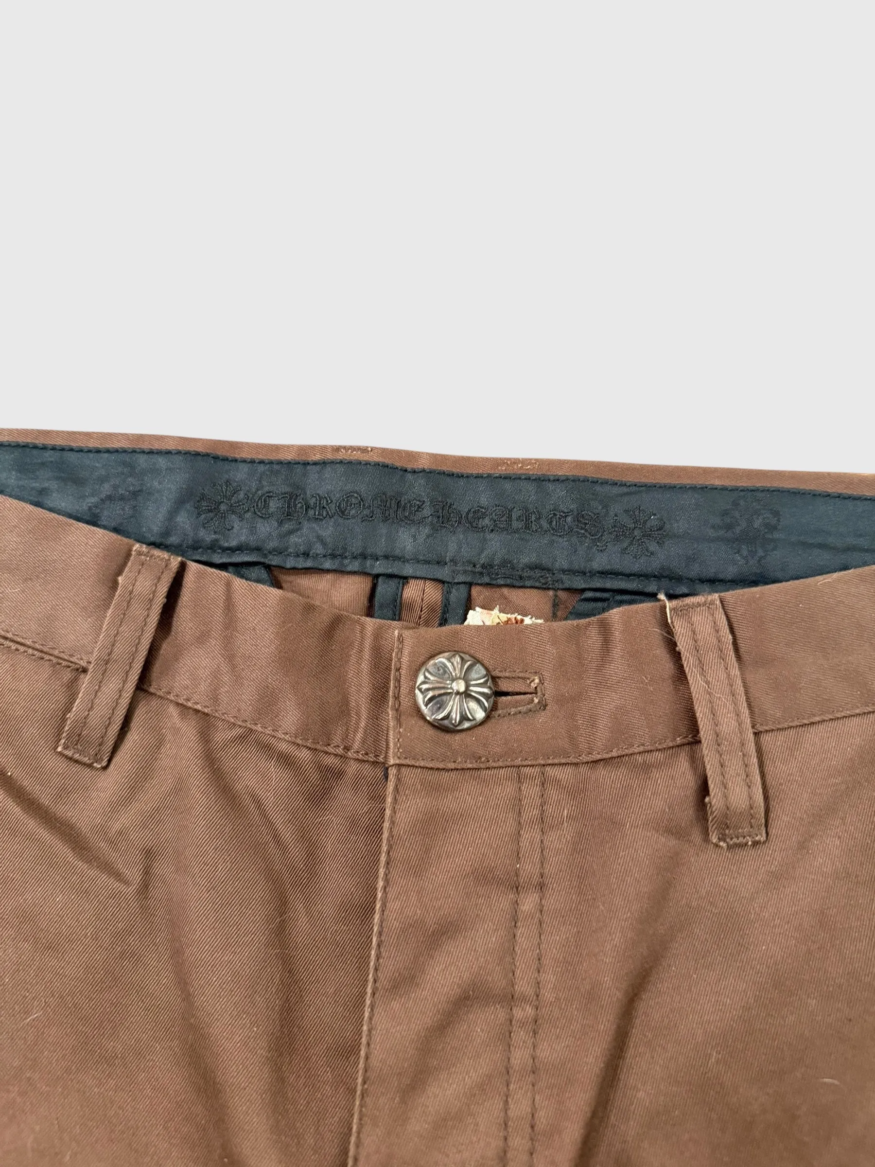 Chrome Hearts Brown Chino Pants