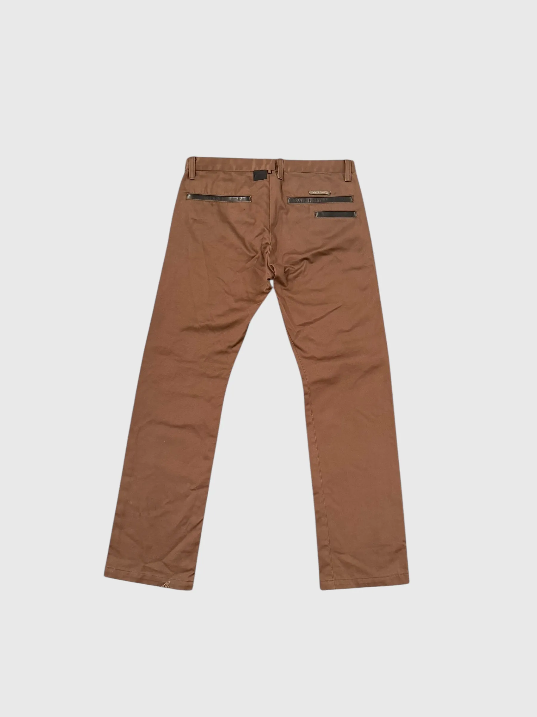 Chrome Hearts Brown Chino Pants
