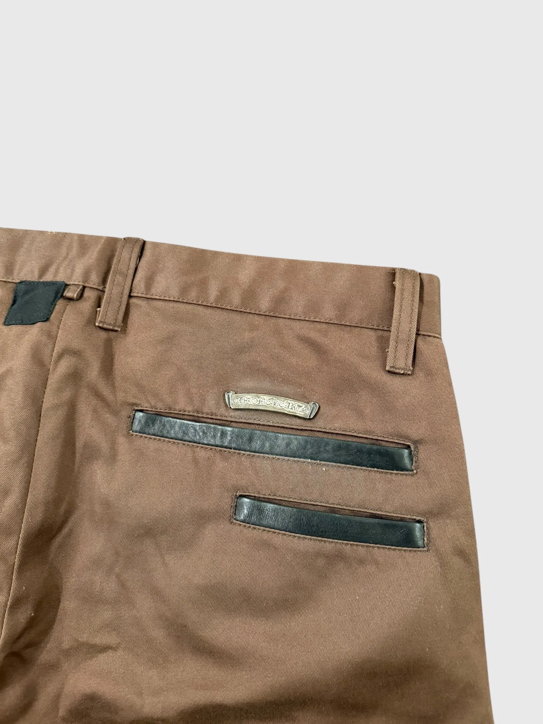 Chrome Hearts Brown Chino Pants