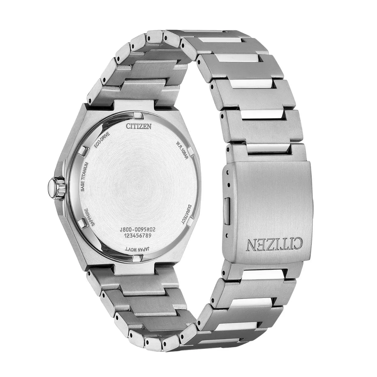 Citizen AW0130-85LE AW0130 AW0130-85L Zenshin Blue Dial Eco-Drive Super Titanium Mens Watch
