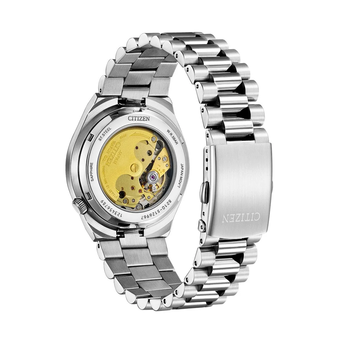 Citizen NJ0151-53E Tsuyosa Mechanical Black Dial Stainless Steel Watch