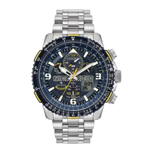 Citizen Promaster Blue Angels Skyhawk A-T Mens Eco Drive Chronograph Stainless Steel Watch