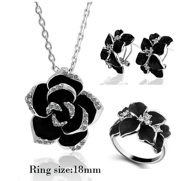 Classic Flower Necklace Set