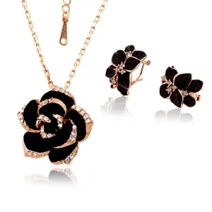 Classic Flower Necklace Set