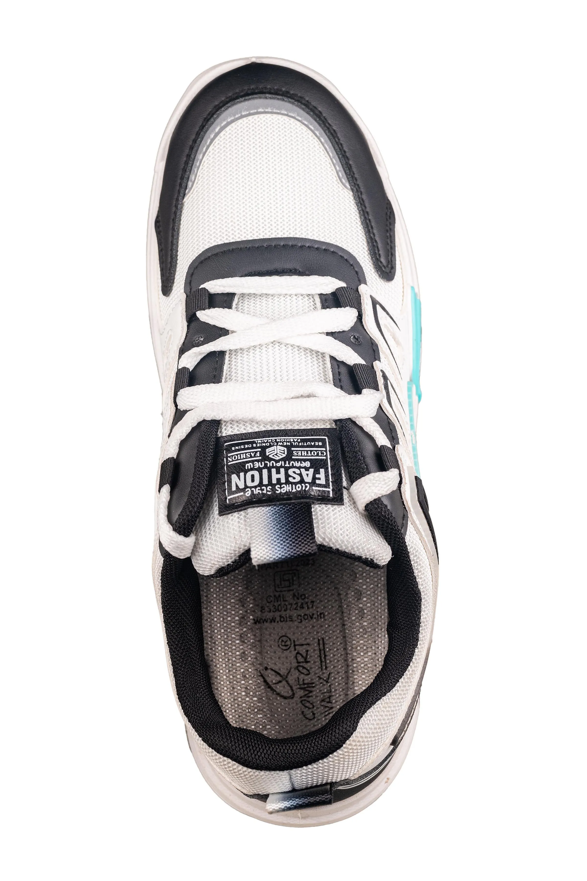Comfort Walk Gents Black Sports Shoe