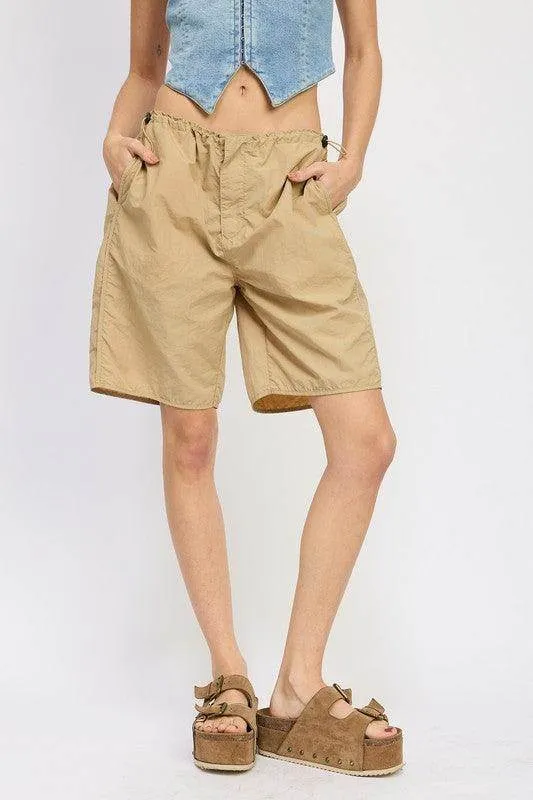 Contrasted Bermuda Shorts