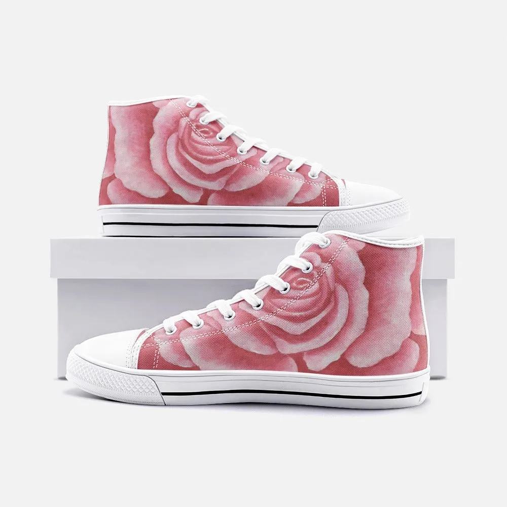 Coral Rose High-top Sneakers