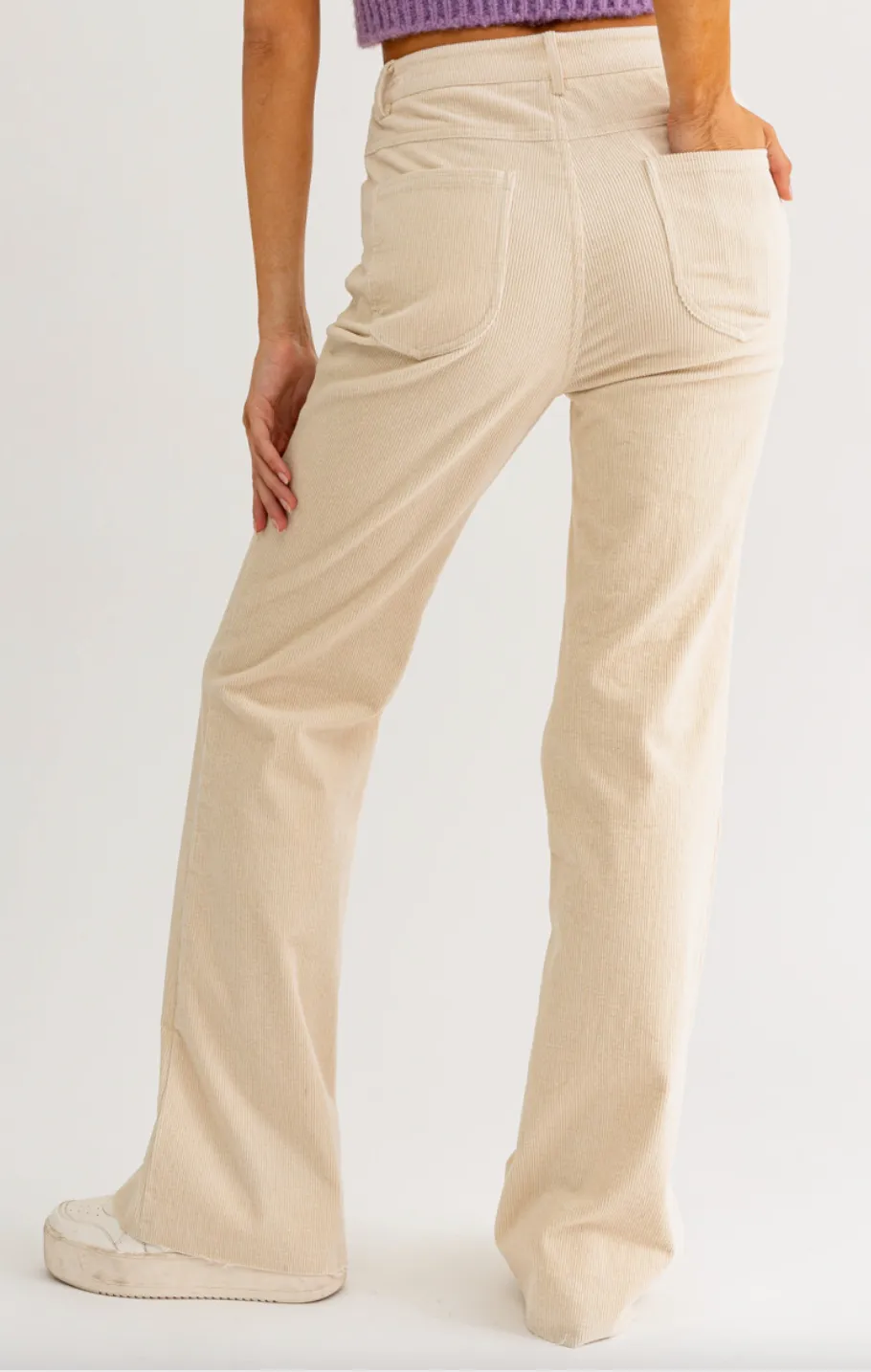 Corduroy Wide Flare Pants