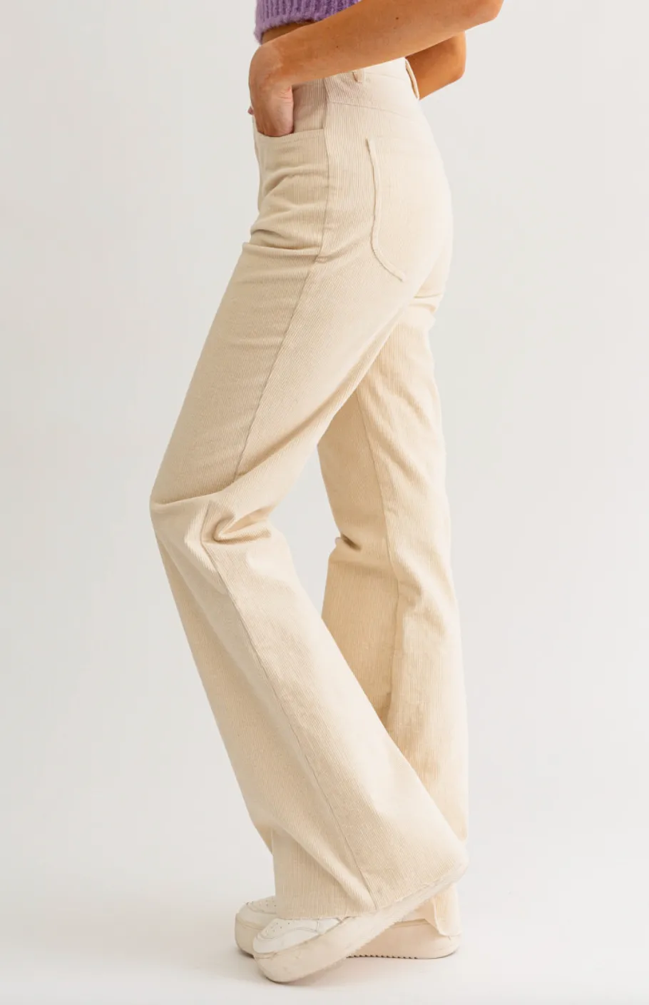 Corduroy Wide Flare Pants