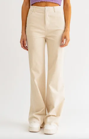 Corduroy Wide Flare Pants