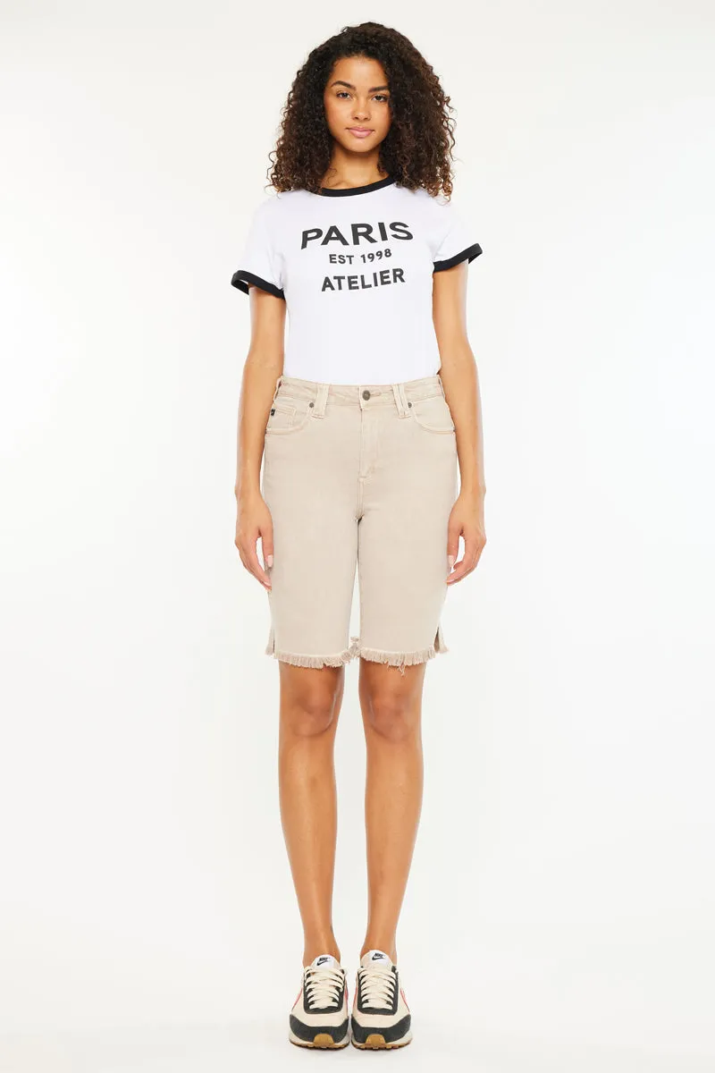 Corealla High Rise Bermuda Shorts