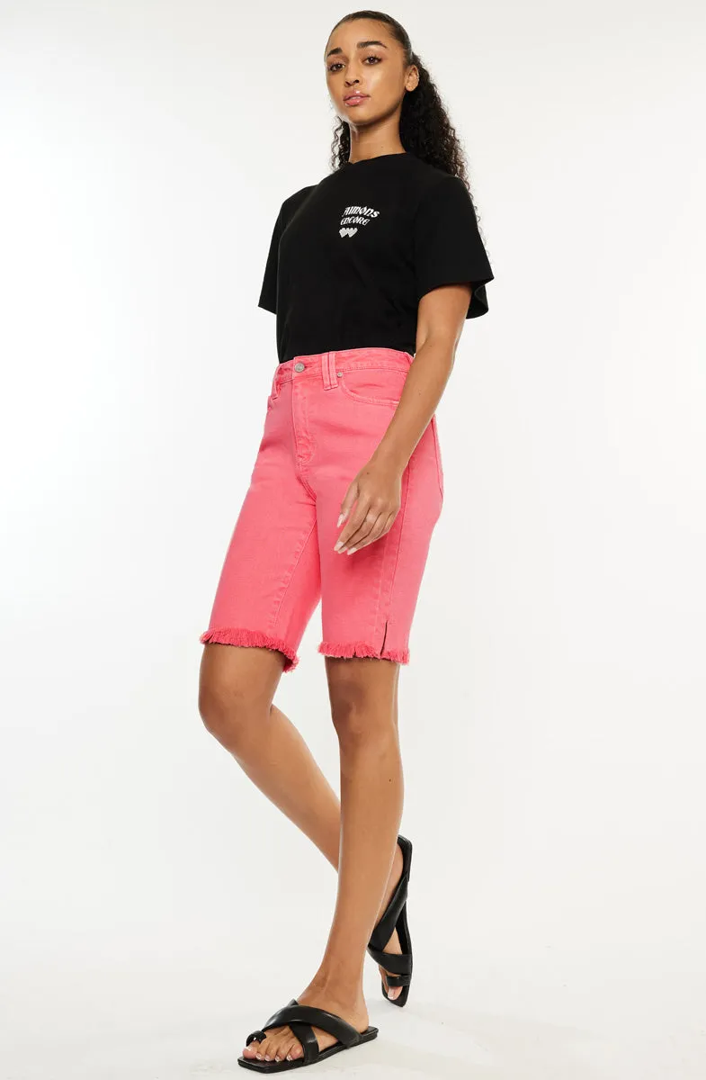 Corealla High Rise Bermuda Shorts