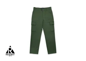 Cotton Workwear Cargo Trousers "Olive"