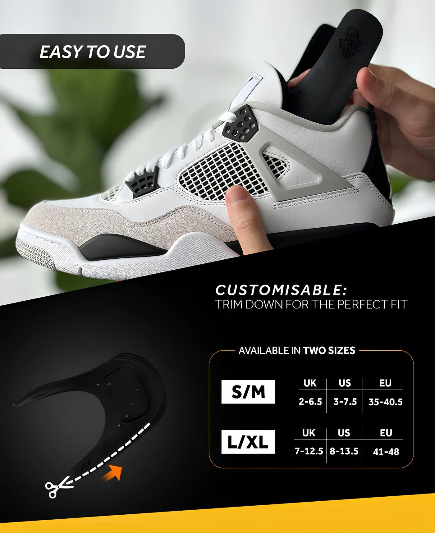 CREP SNEAKER GUARDS - BLACK