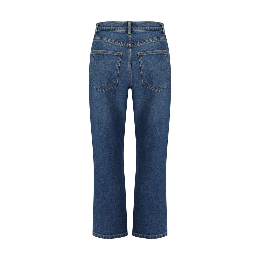 Cropped Flared Jeans