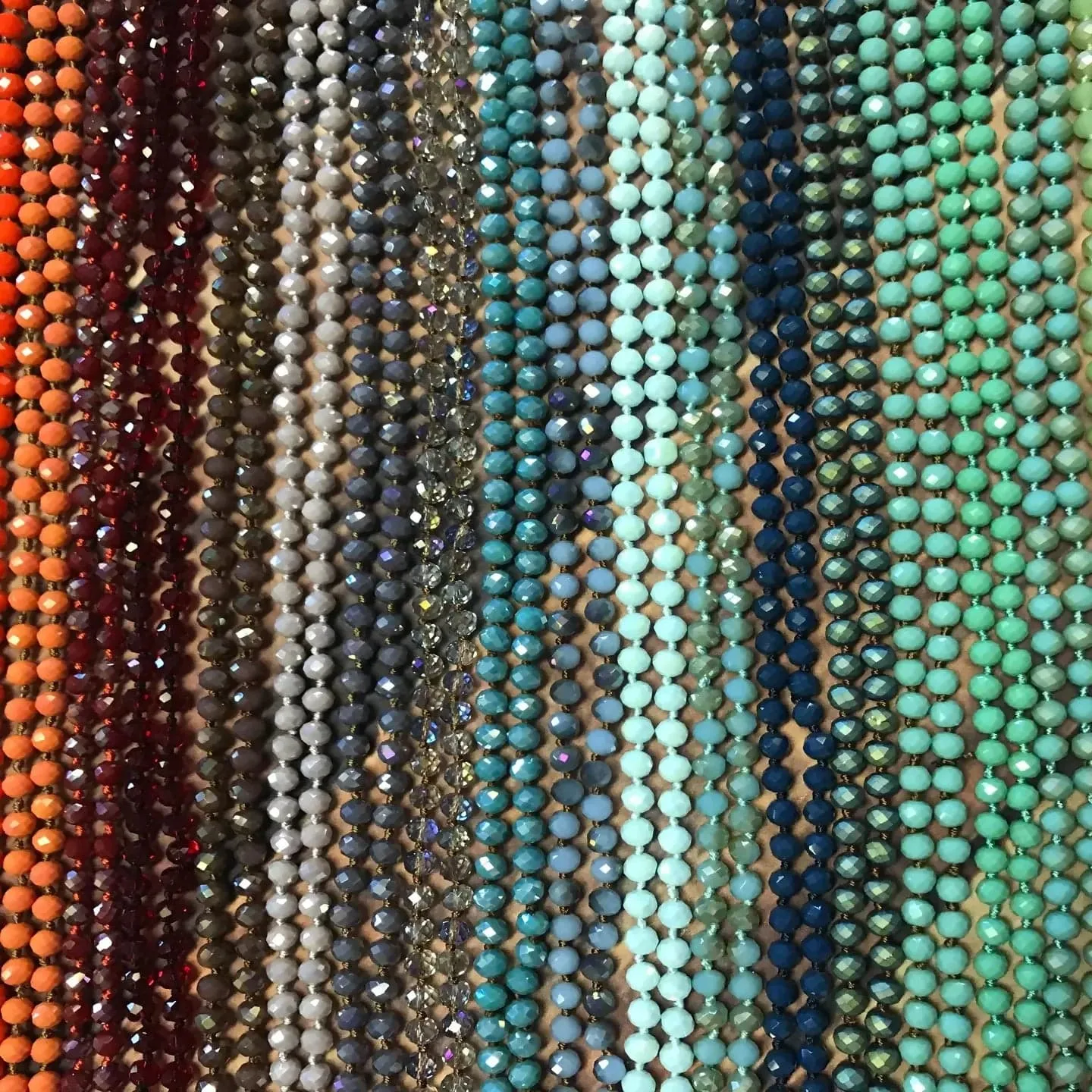 Crystal Bead Necklaces