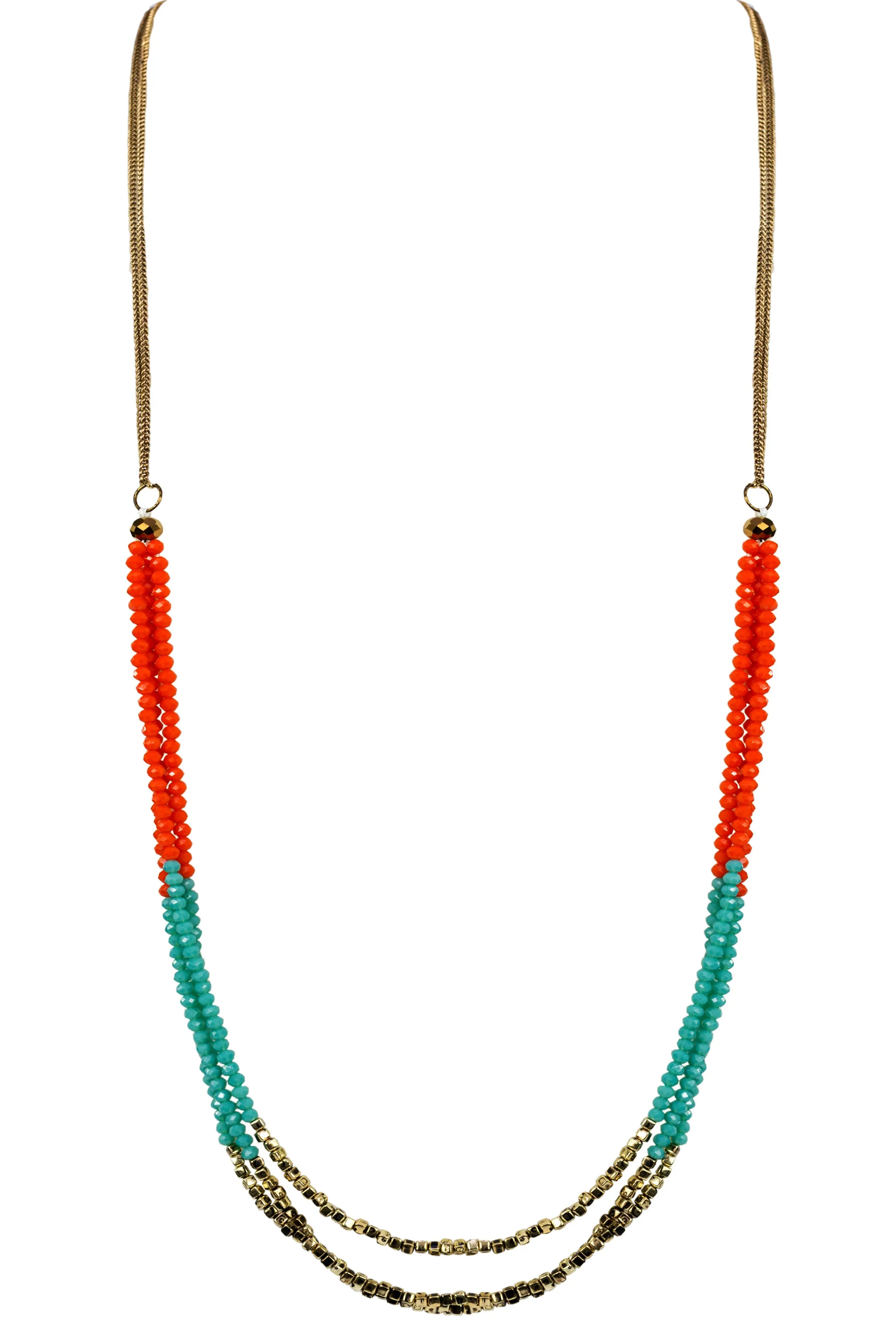 Crystal Beaded Necklaces N2253