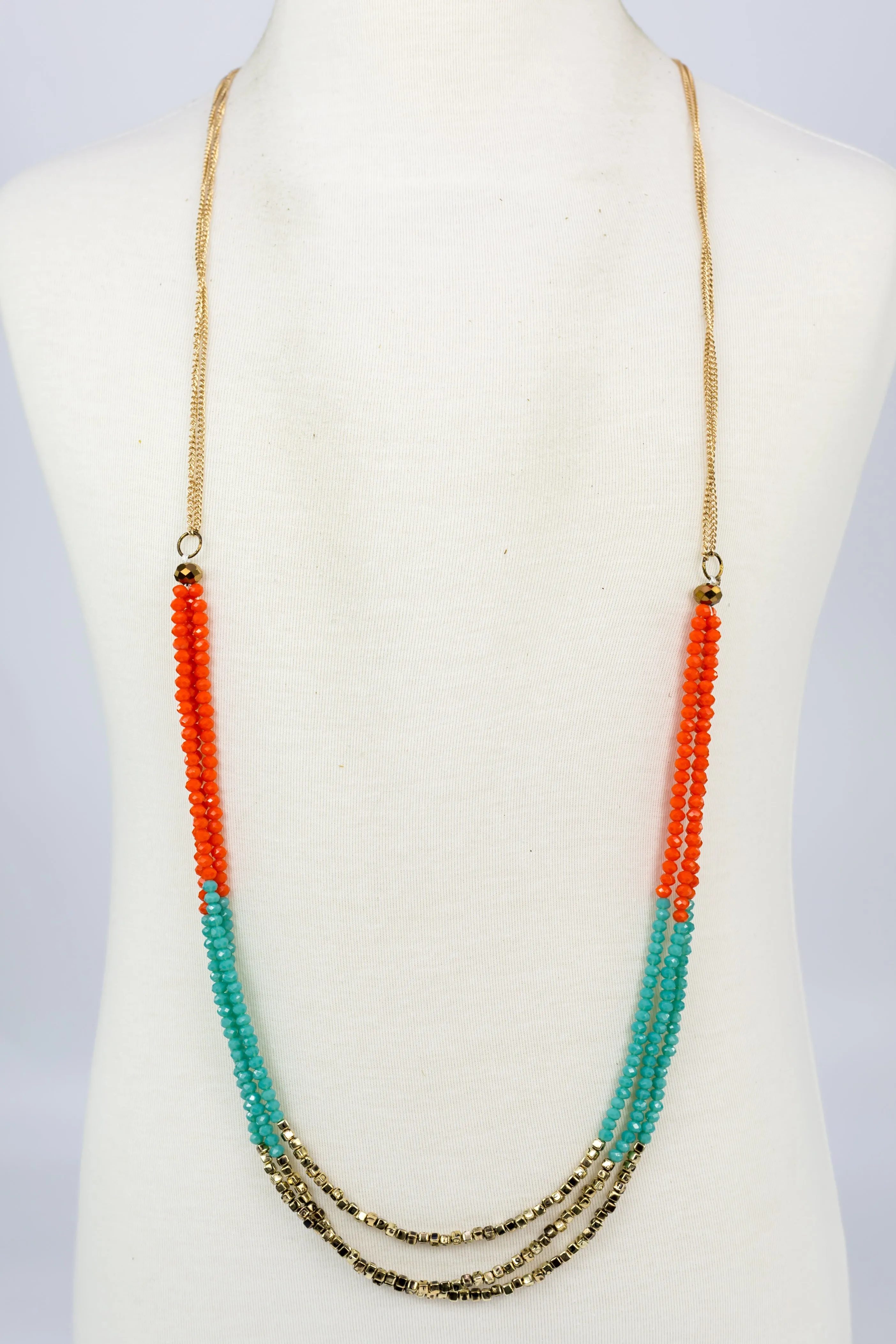 Crystal Beaded Necklaces N2253