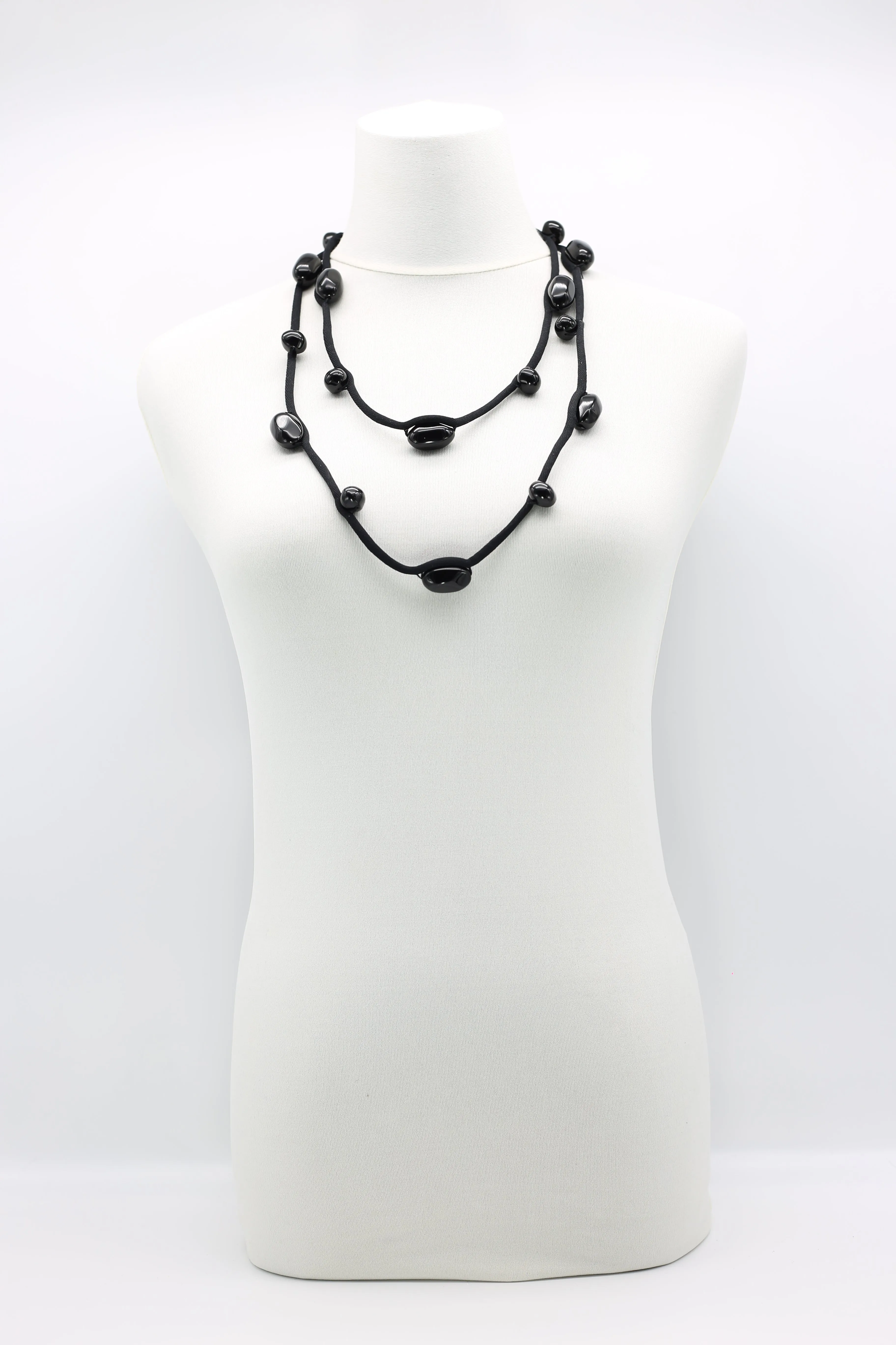 Crystal Eggs Necklaces - Single Strand