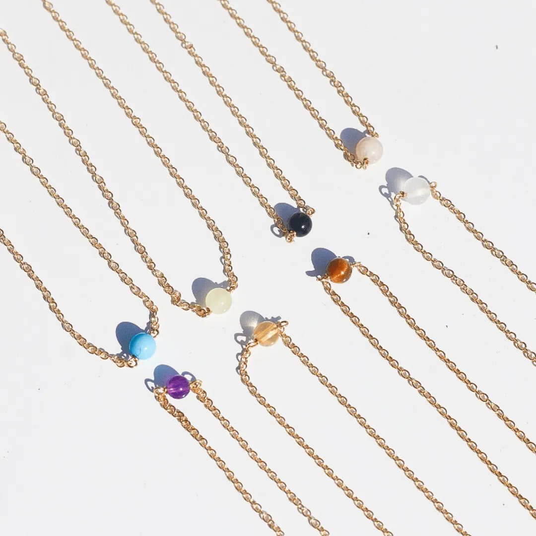 Crystal Healing Stone Necklaces