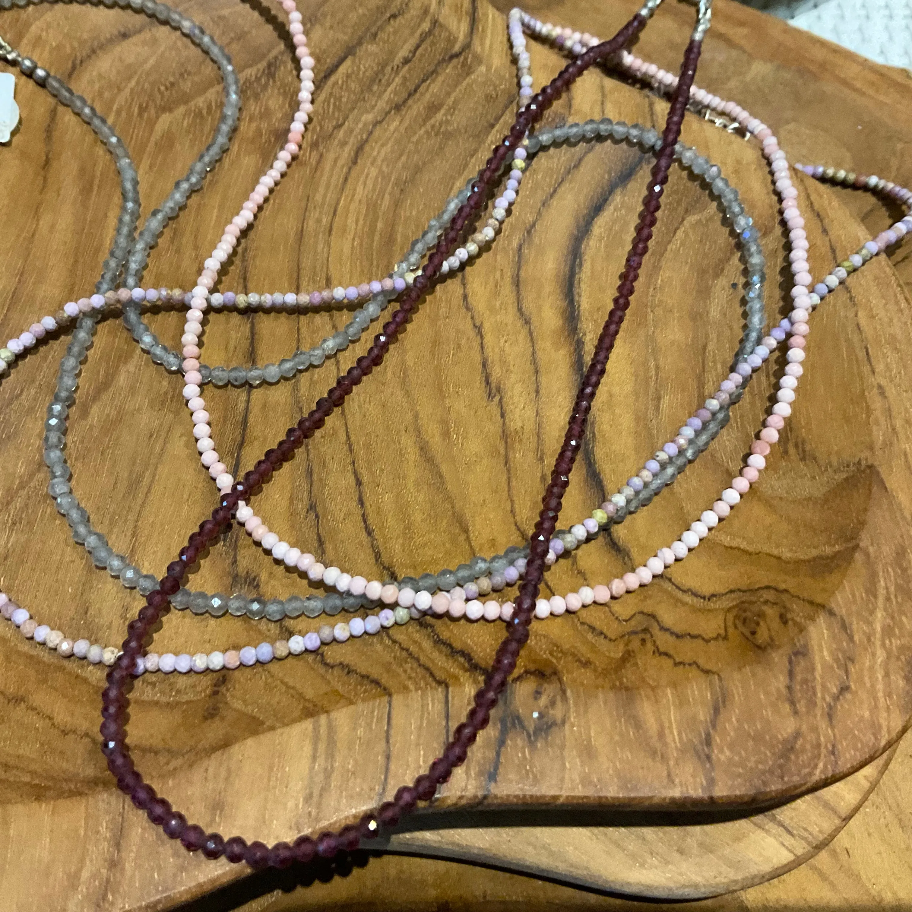 Crystal necklaces