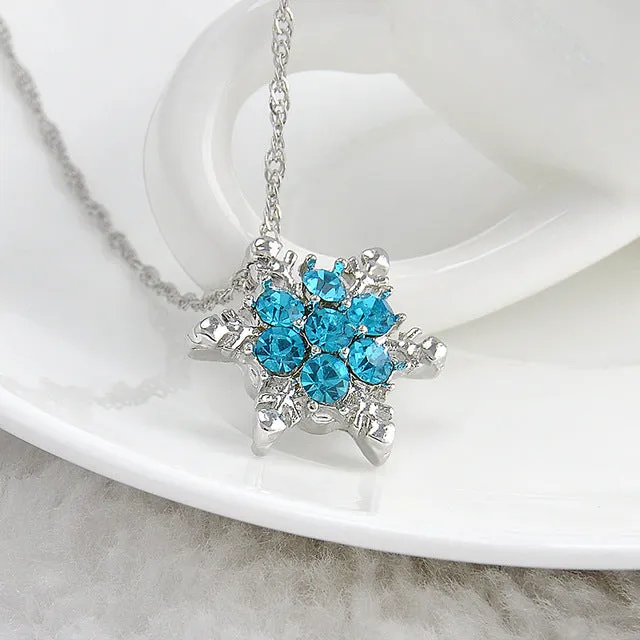 Crystal Snowflake Necklace