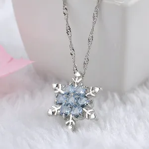 Crystal Snowflake Necklace