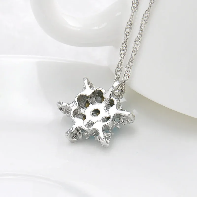 Crystal Snowflake Necklace