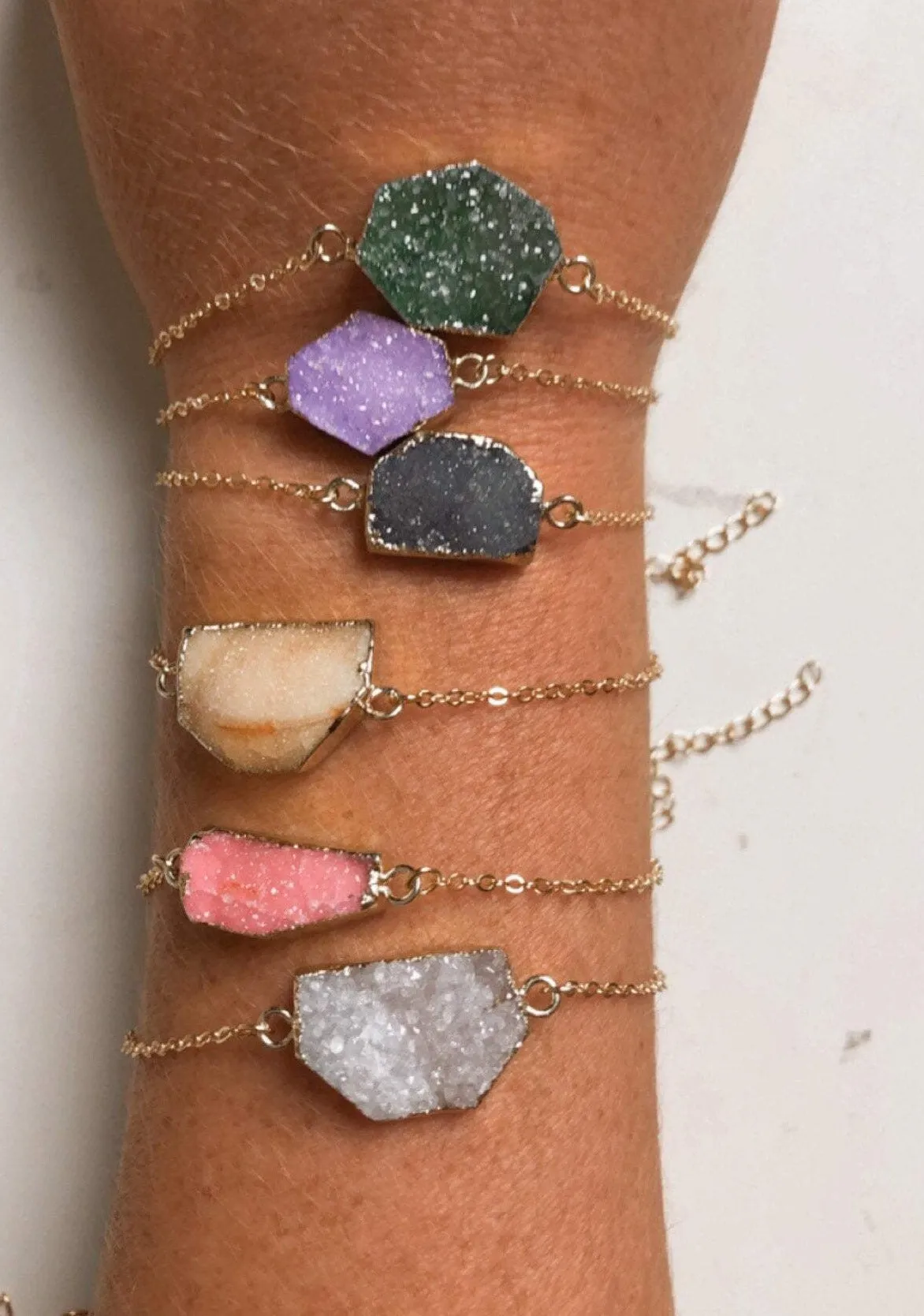Crystal Stone Diffusing Bracelet
