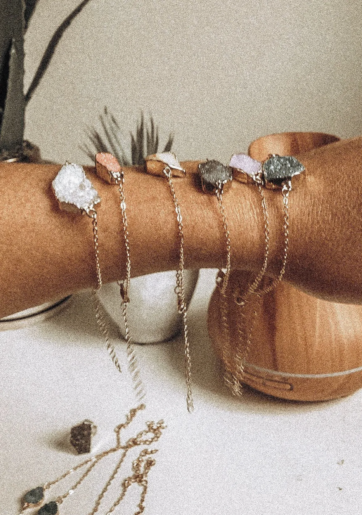 Crystal Stone Diffusing Bracelet