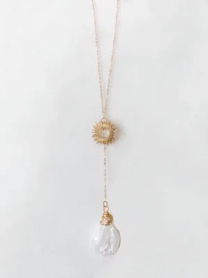 Crystal Sunburst Lariat